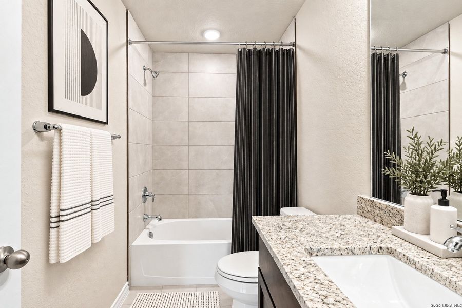 Furnished interior view inside a new home in , Poteet (Image 6).