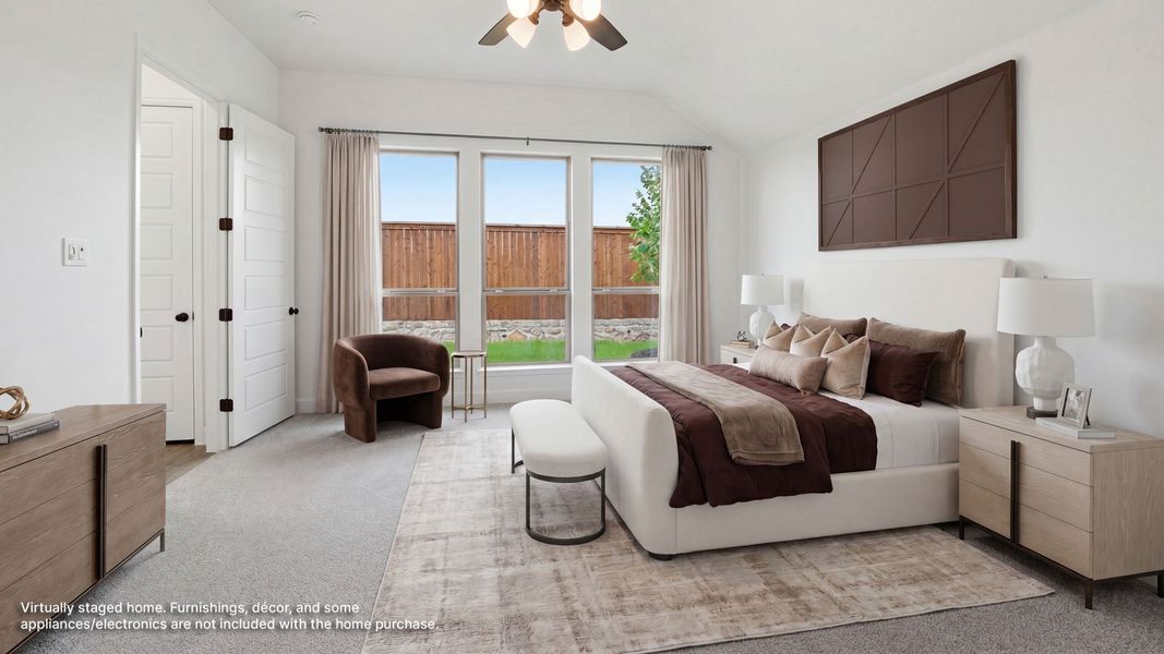 Furnished interior view inside a new home in M3 Ranch, Mansfield (Image 8). Furnished interior view inside a new home in M3 Ranch, Mansfield (Image 8).