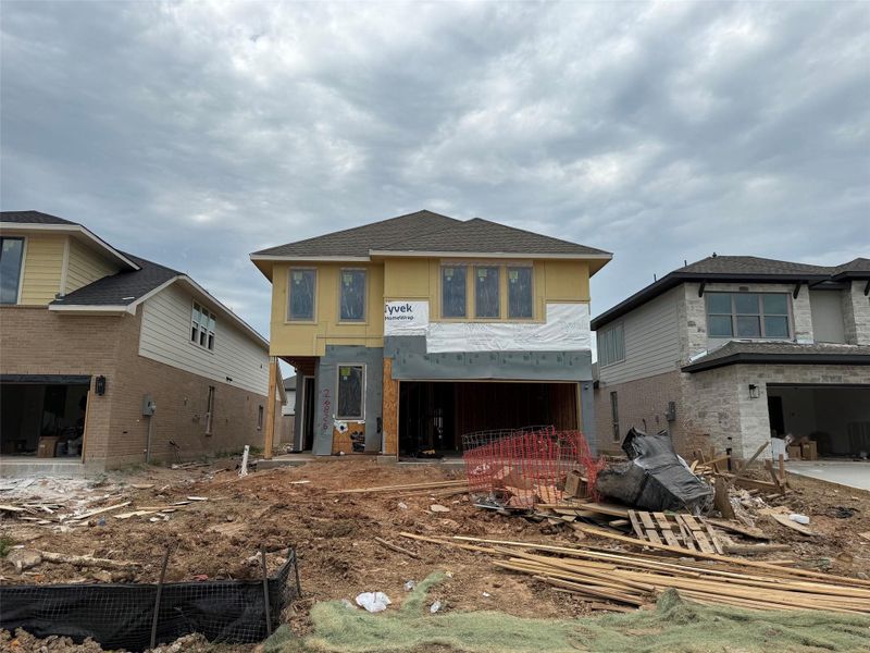 In-progress construction of a new home in Candela, Richmond, TX (Image 5).