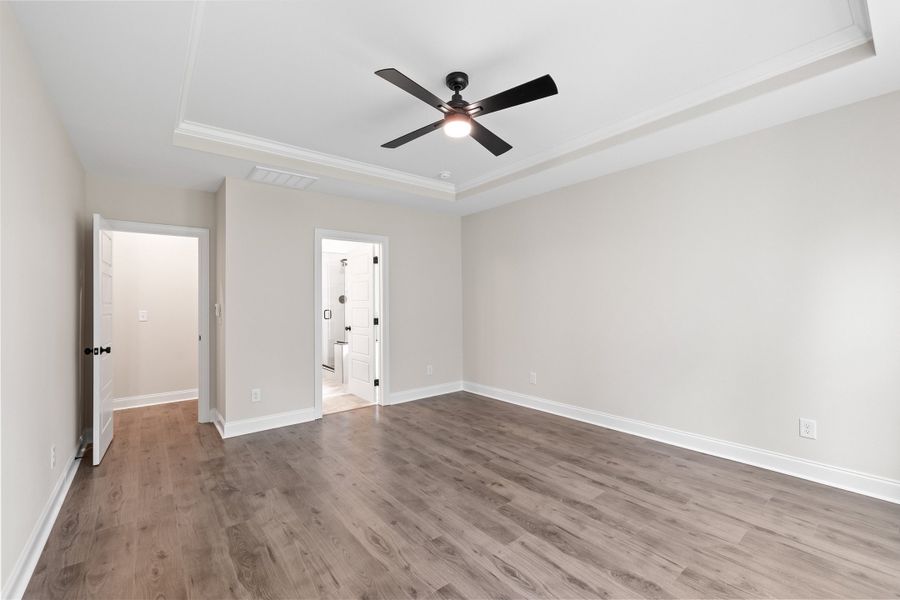 Representative unfurnished interior of a home built from the The Chandler by RobuckHomes in Baylee Ridge, Selma (Image 194).