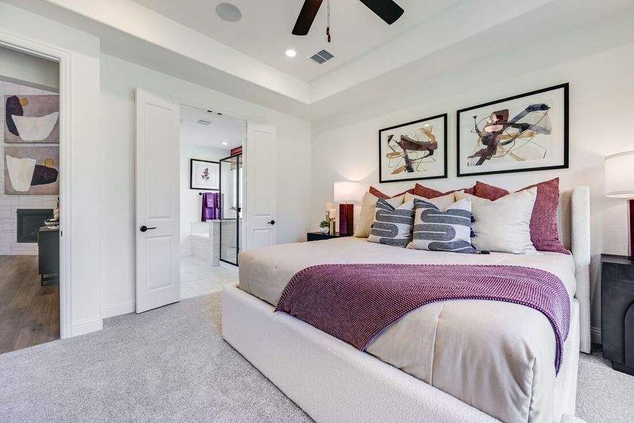 Furnished interior view inside a new home in The Ranch at Uptown Celina, Celina (Image 13).