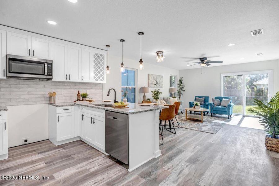 Furnished interior view inside a new home in , Jacksonville (Image 27).