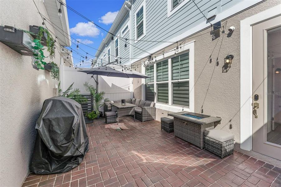 Exterior details and patio area of a home in , Winter Garden (Image 26). Exterior details and patio area of a home in , Winter Garden (Image 26).