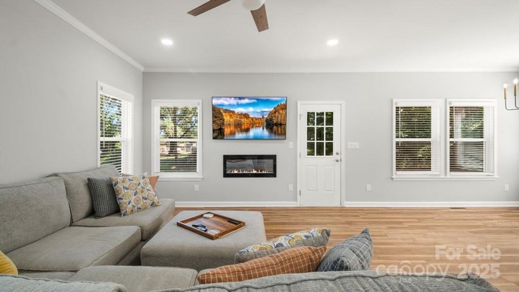 Furnished interior view inside a new home in , Kernersville (Image 8).