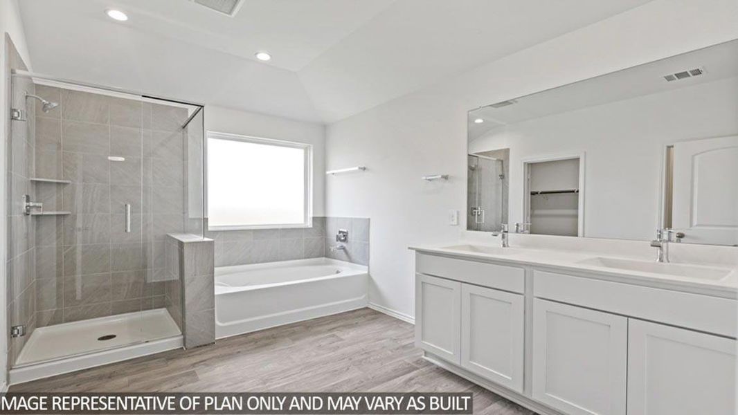 Furnished interior view inside a new home in Porters Mill, New Caney (Image 8).