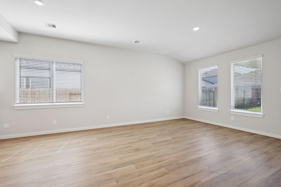 Spacious, unfurnished interior of a new home in Landing Meadows - Premier Series, New Caney (Image 38). Spacious, unfurnished interior of a new home in Landing Meadows - Premier Series, New Caney (Image 38).
