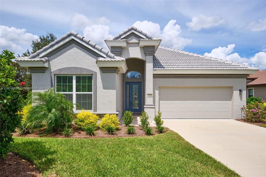 Front exterior of a new home in , Hernando, FL, highlighting curb appeal (Image 1).