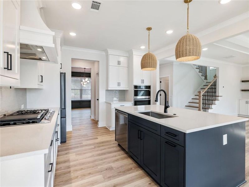 Furnished interior view inside a new home in , Buford (Image 23).