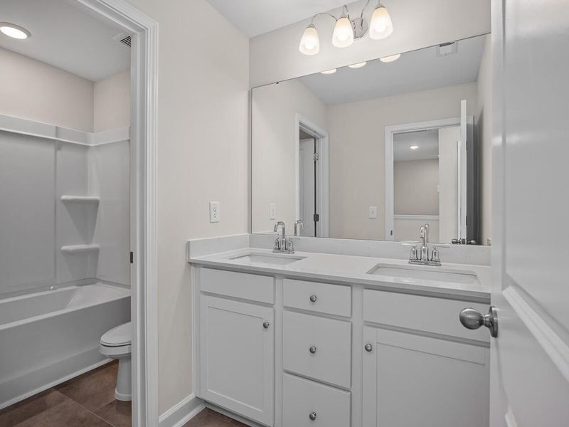 Furnished interior view inside a new home in Forestville Yard Townhomes, Knightdale (Image 8).