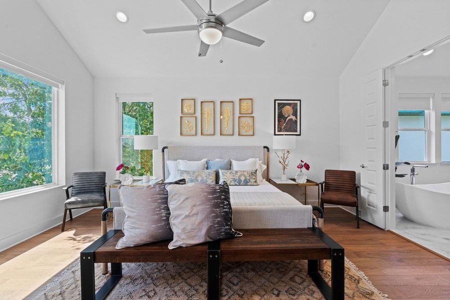 Furnished interior view inside a new home in Agave, Austin (Image 31).