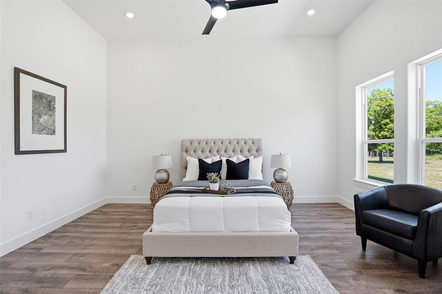 Furnished interior view inside a new home in Pecan Plantation, Granbury (Image 18).