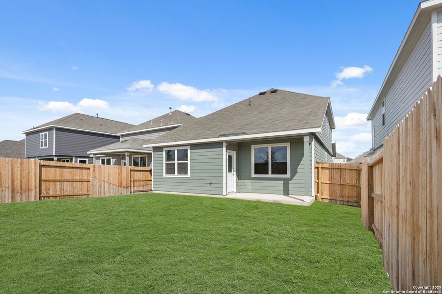 Exterior details and patio area of a home in Timber Creek, San Antonio (Image 4). Exterior details and patio area of a home in Timber Creek, San Antonio (Image 4).