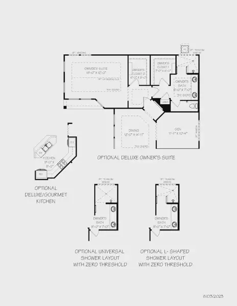 2D floor plan layout for the Portico by Epcon Communities in The Courtyards by The Manor, Alpharetta, GA (Image 27). 2D floor plan layout for the Portico by Epcon Communities in The Courtyards by The Manor, Alpharetta, GA (Image 27).