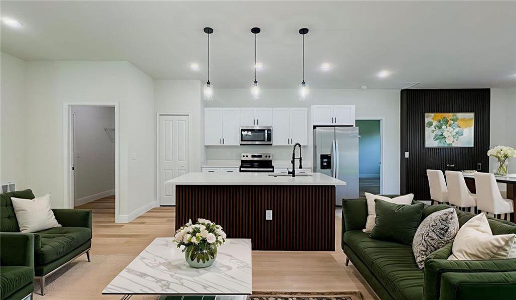 Furnished interior view inside a new home in , Ocala (Image 4).