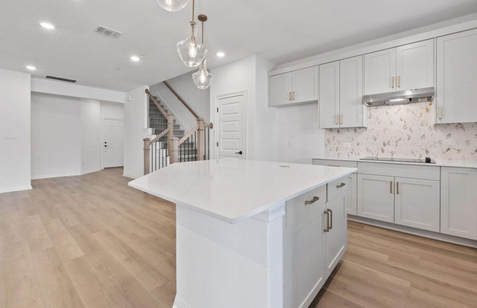 Furnished interior view inside a new home in Whitestone Preserve, Cedar Park (Image 11).
