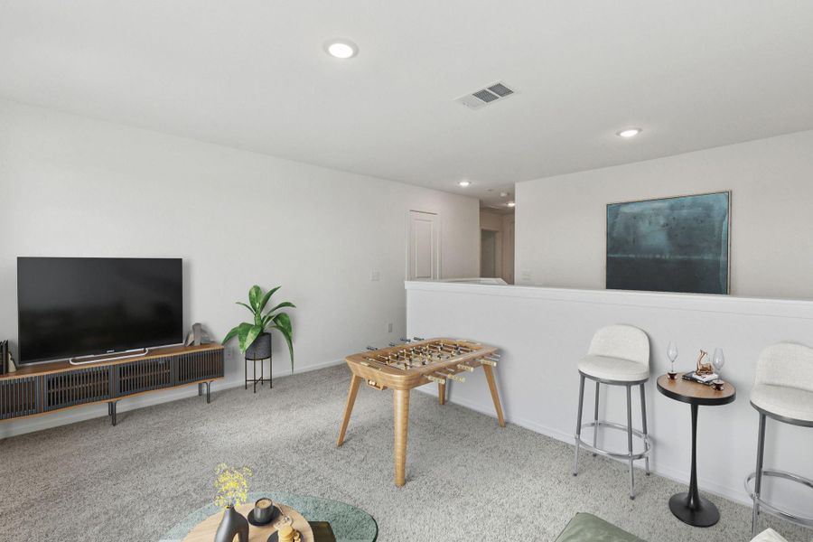 Furnished interior view inside a new home in River Ranch, Dayton (Image 17).