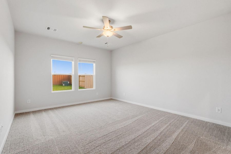 Spacious, unfurnished interior of a new home in Sanford Farms, Waller (Image 18). Spacious, unfurnished interior of a new home in Sanford Farms, Waller (Image 18).
