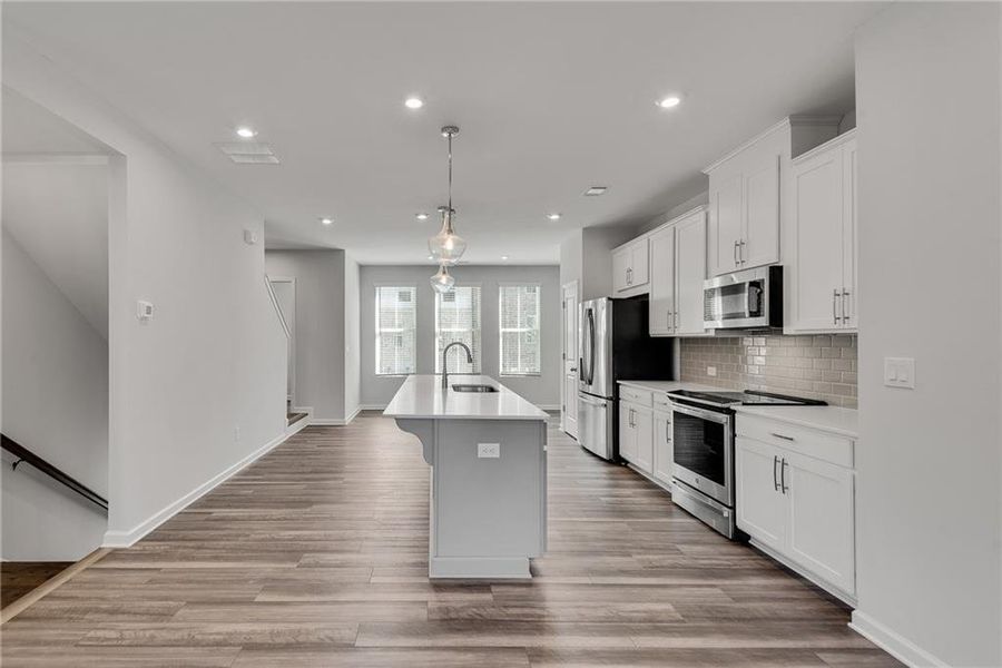 Furnished interior view inside a new home in Waverly at Buice Lake, Acworth (Image 12). Furnished interior view inside a new home in Waverly at Buice Lake, Acworth (Image 12).