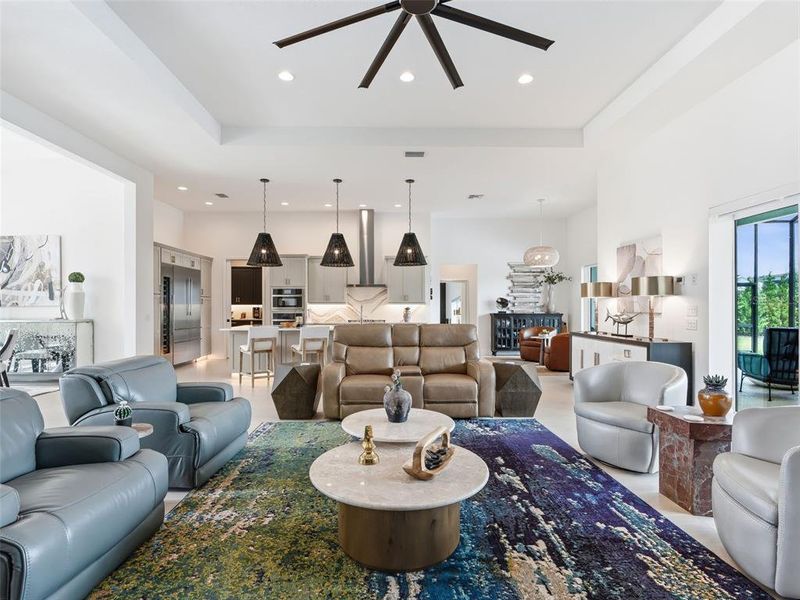 Furnished interior view inside a new home in , The Villages (Image 56). Furnished interior view inside a new home in , The Villages (Image 56).