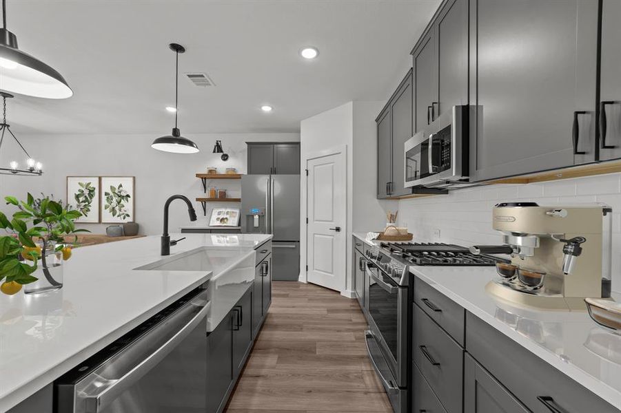 Furnished interior view inside a new home in Caldwell Lakes, Dallas (Image 14). Furnished interior view inside a new home in Caldwell Lakes, Dallas (Image 14).