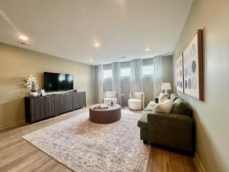 Furnished interior view inside a new home in Echo Grove, Cumming (Image 6). Furnished interior view inside a new home in Echo Grove, Cumming (Image 6).