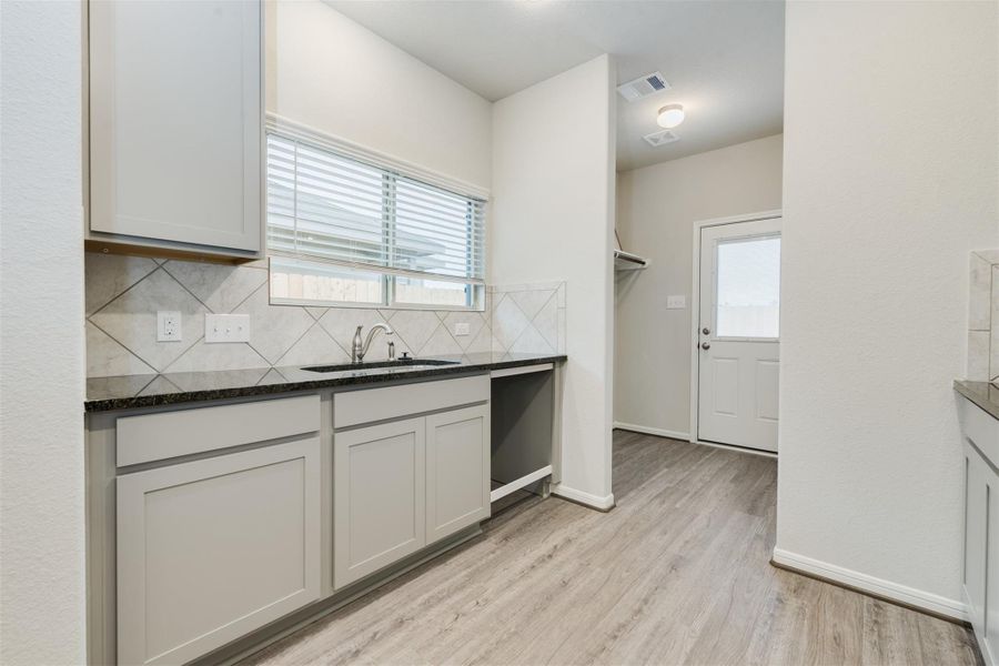 Furnished interior view inside a new home in Mill Creek Trails, Magnolia (Image 9). Furnished interior view inside a new home in Mill Creek Trails, Magnolia (Image 9).