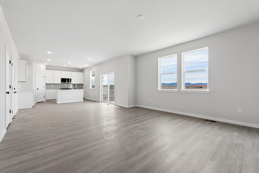 A large empty room with white walls. A large empty room with white walls.