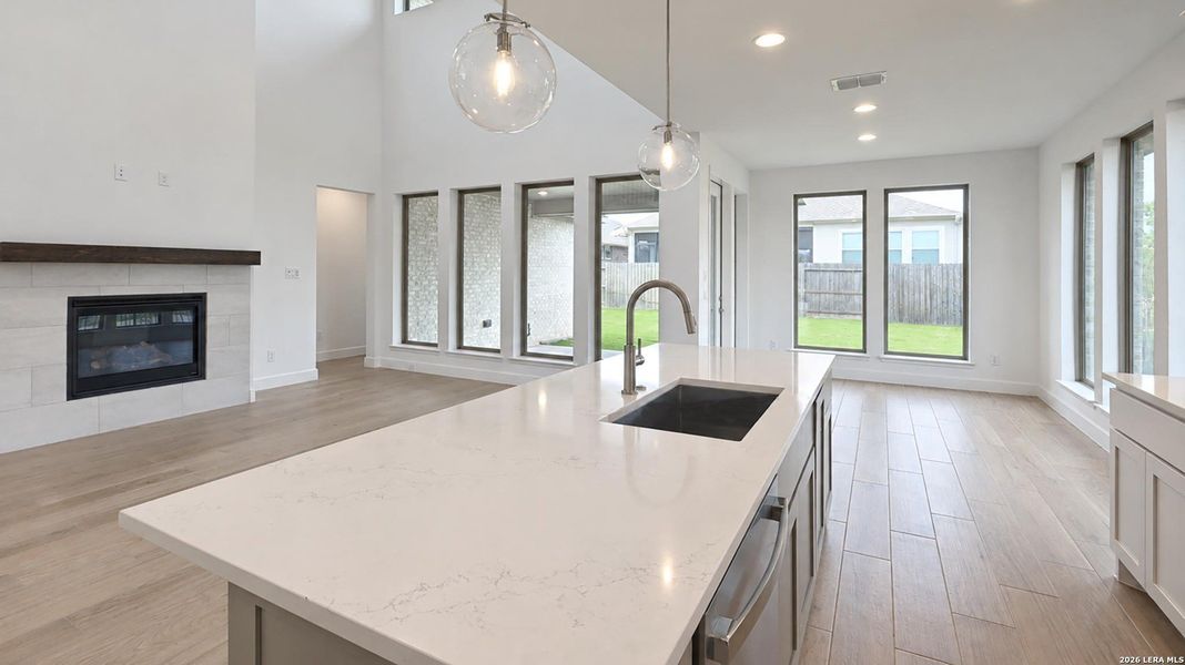 Furnished interior view inside a new home in Veramendi, New Braunfels (Image 16).