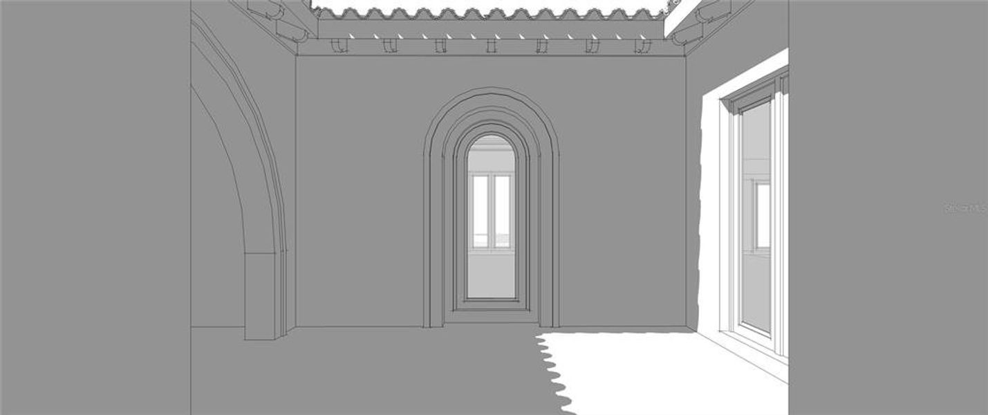 Exterior rendering of this home design in , Lutz, FL (Image 15).