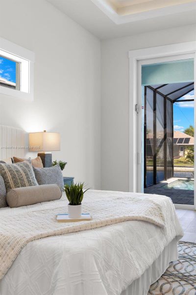 Furnished interior view inside a new home in , Cape Coral (Image 16).