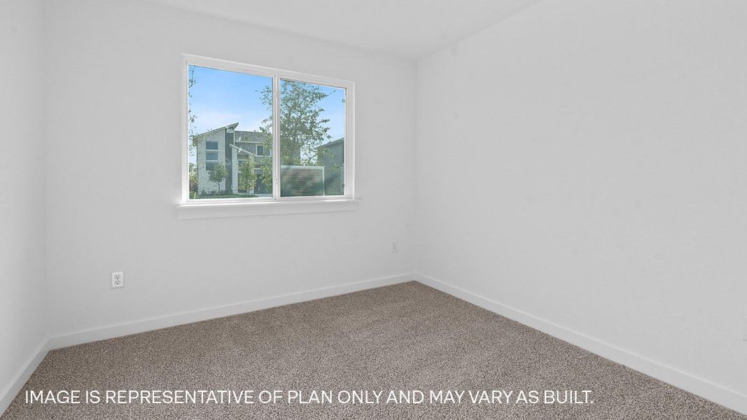 Spacious, unfurnished interior of a new home in Trails at Wildhorse, Austin (Image 12).