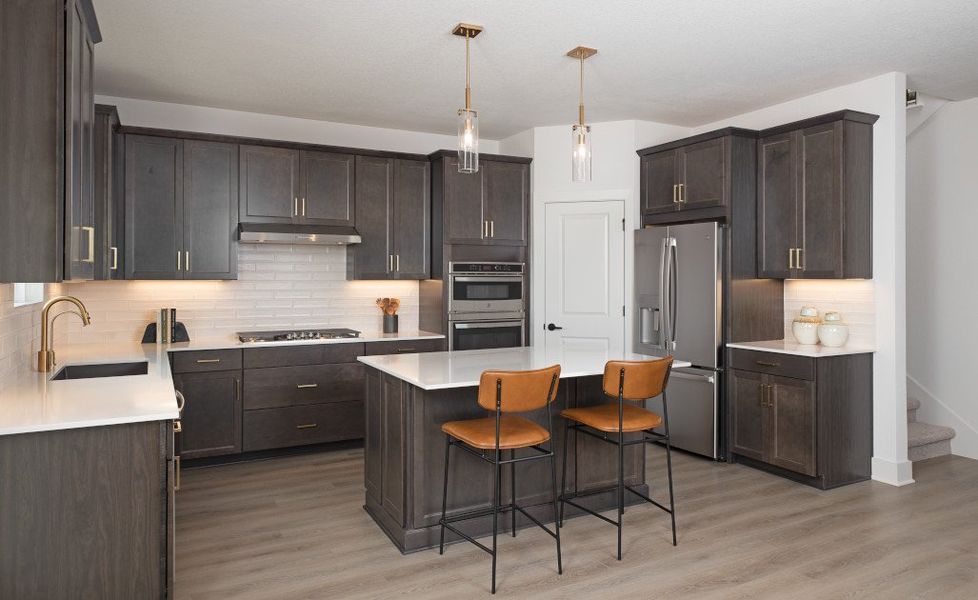 Representative furnished interior of a home built from the Colton by Ashton Woods in Covered Bridge, Hutto (Image 7).