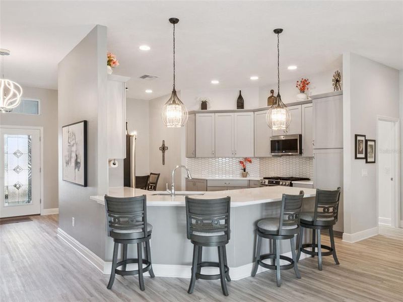 Furnished interior view inside a new home in , The Villages (Image 8).