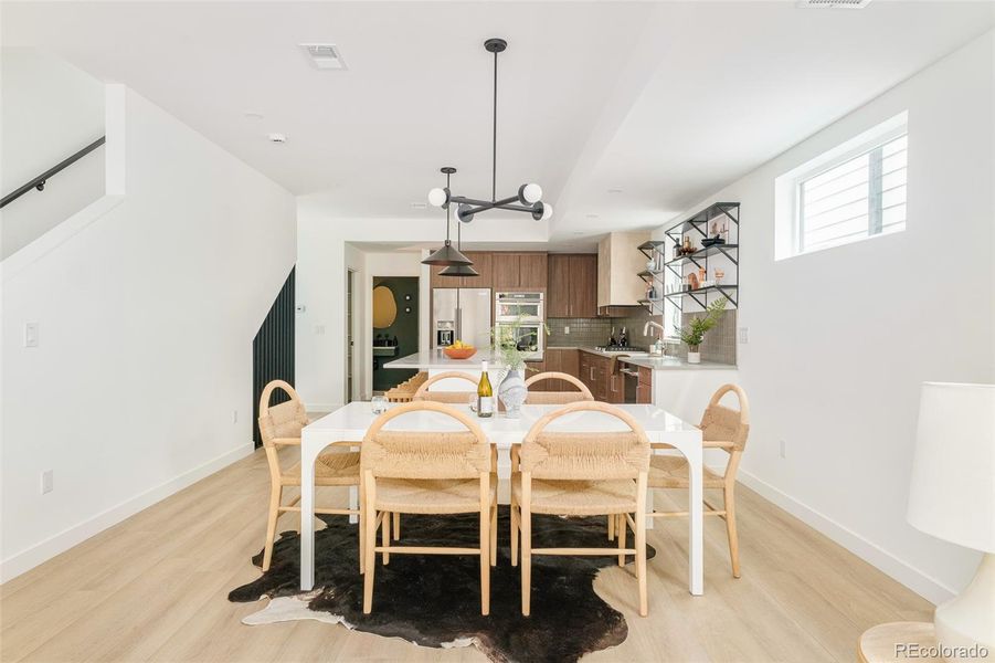 Furnished interior view inside a new home in , Denver (Image 25).