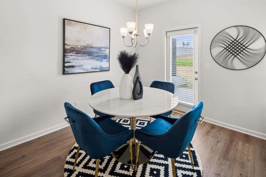Furnished interior view inside a new home in Sandtown Falls, South Fulton (Image 14).