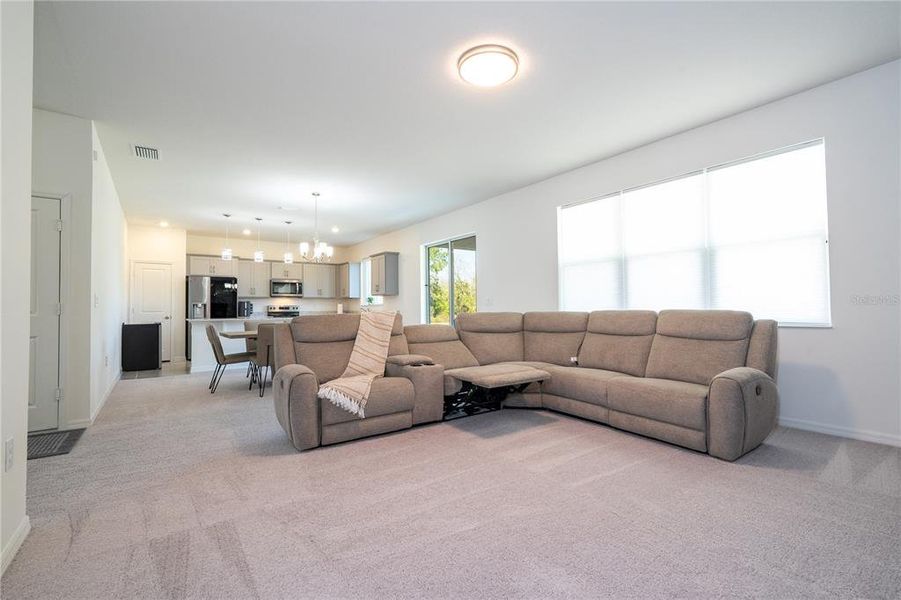 Furnished interior view inside a new home in , Clermont (Image 11). Furnished interior view inside a new home in , Clermont (Image 11).