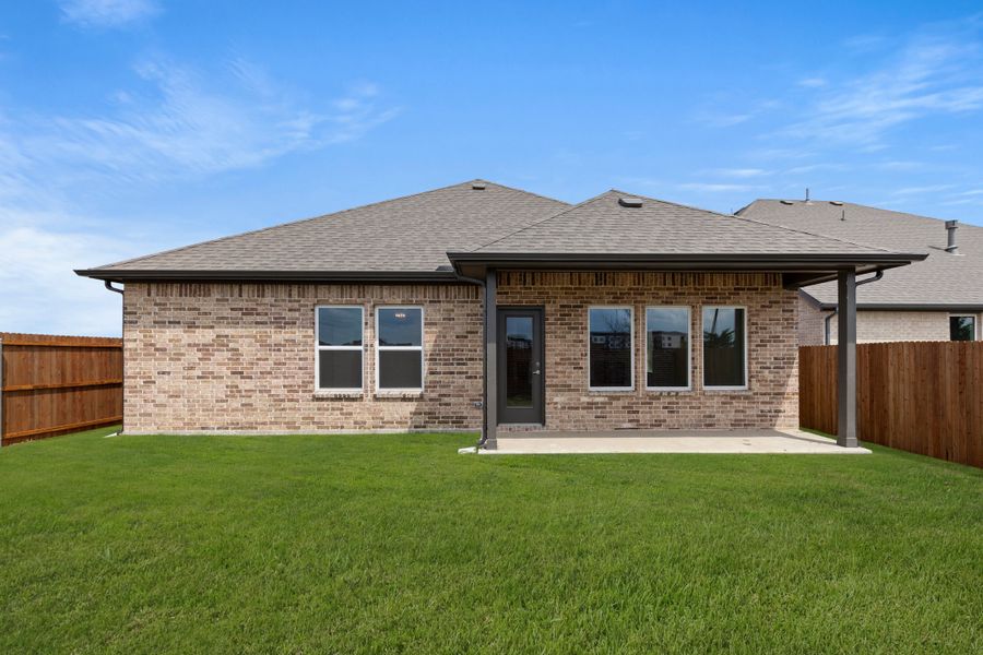 Representative exterior details of a home built from the Patriot by Rockwell Homes in Creekside, Royse City (Image 50). Representative exterior details of a home built from the Patriot by Rockwell Homes in Creekside, Royse City (Image 50).