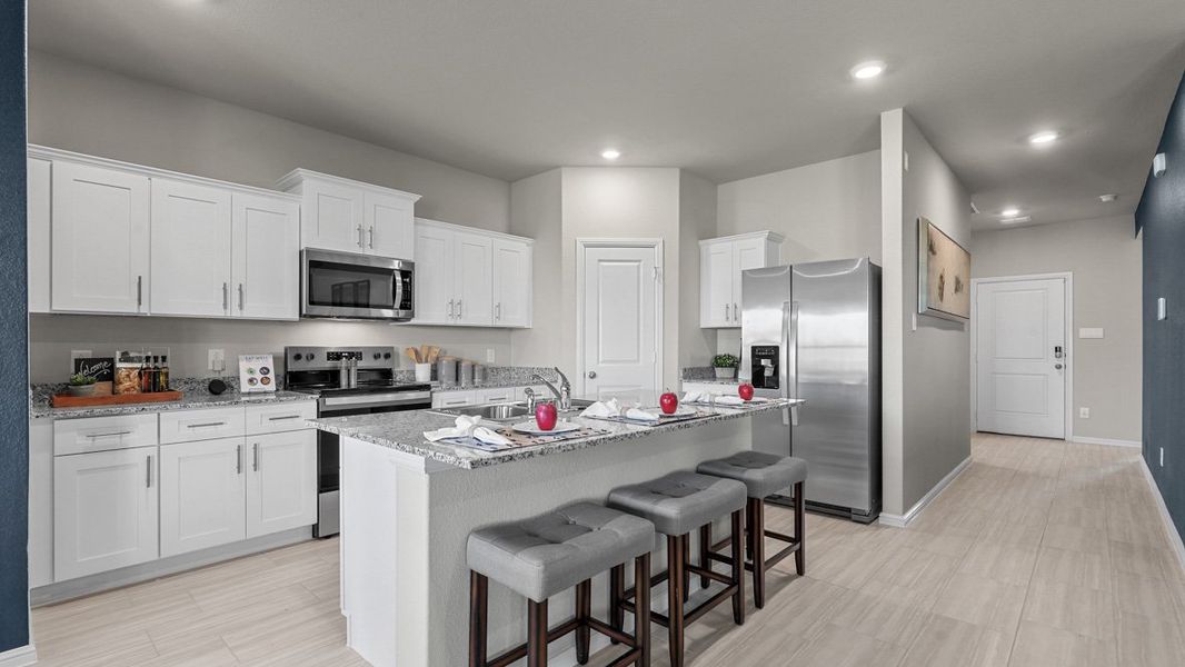 Furnished interior view inside a new home in Townes Landing, Fort Worth (Image 4).