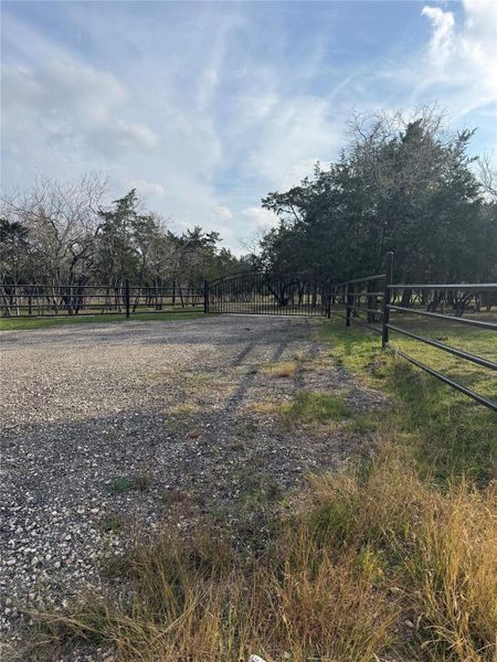 Gated Front Entrance