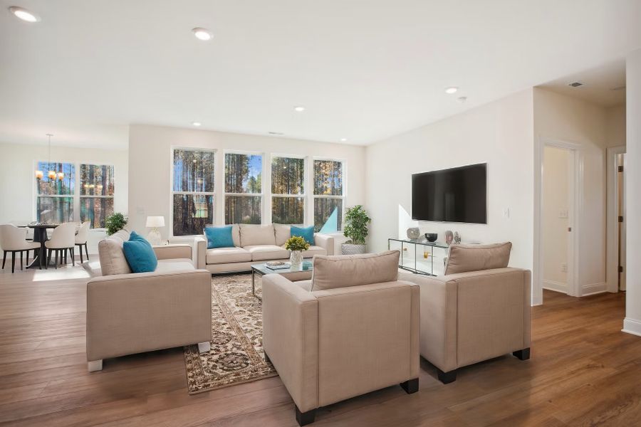 Representative furnished interior of a home built from the Fontana by Caruso Homes in Rolling Meadows, Mooresville (Image 25). Representative furnished interior of a home built from the Fontana by Caruso Homes in Rolling Meadows, Mooresville (Image 25).