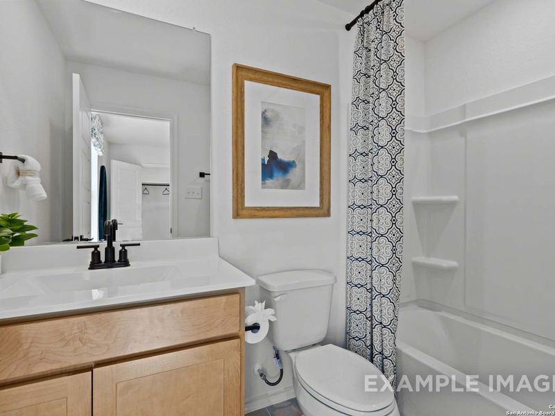 Furnished interior view inside a new home in Bricewood, San Antonio (Image 14).