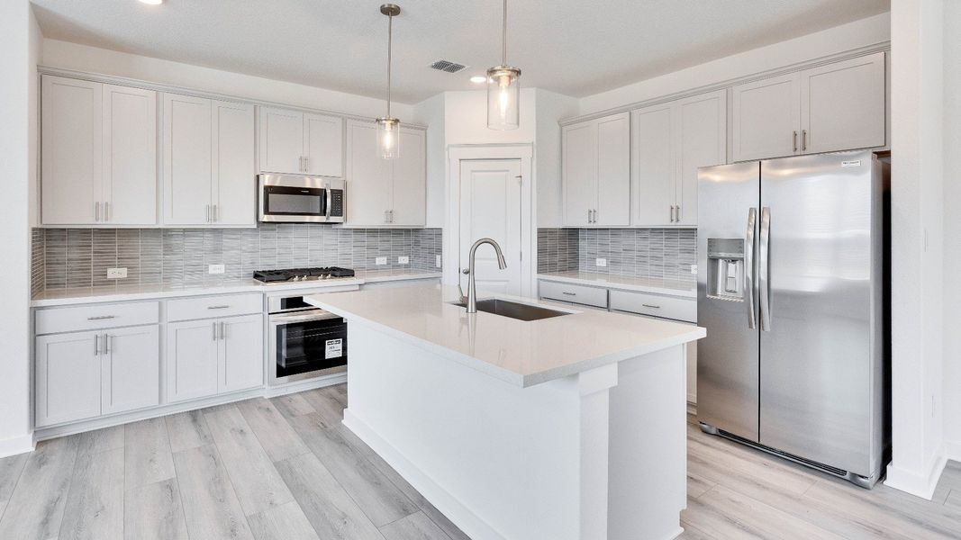 Furnished interior view inside a new home in Creeks Crossing, Elgin (Image 13).