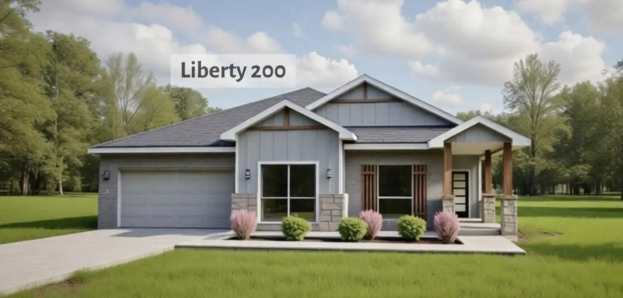 Representative exterior photo of a completed home built from the Liberty by Omega Builders in North Point, Temple, TX (Image 2). Representative exterior photo of a completed home built from the Liberty by Omega Builders in North Point, Temple, TX (Image 2).