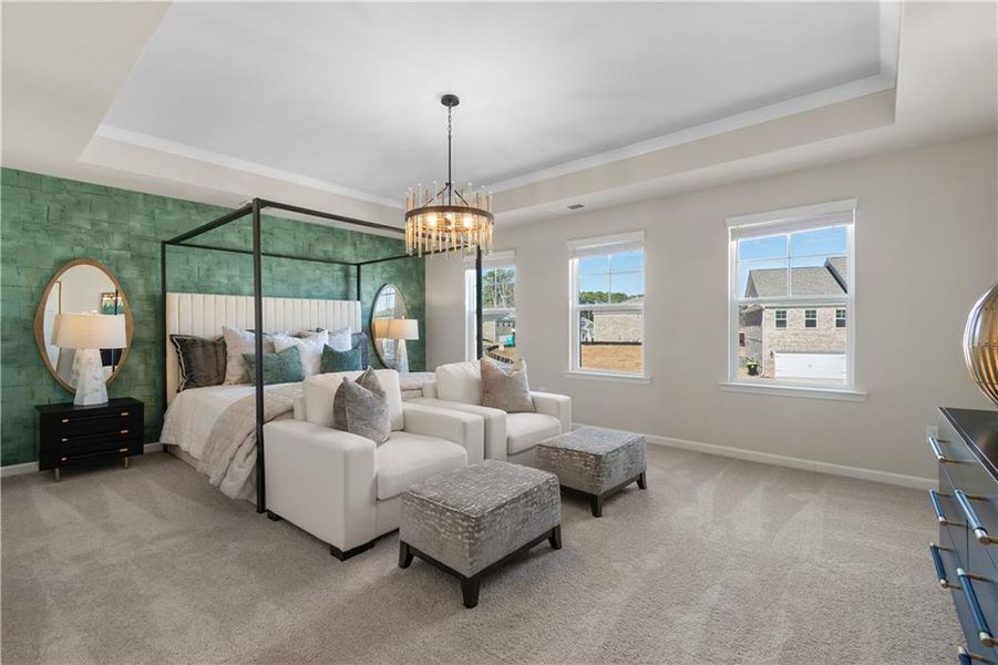 Furnished interior view inside a new home in Abbotts Crossing, Conyers (Image 22).