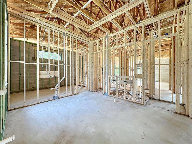 In-progress construction of a new home in , Oviedo, FL (Image 48).
