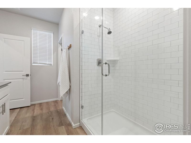 Primary Bath with upgraded shower