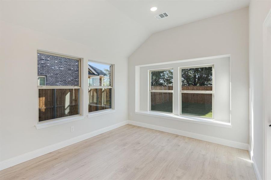 Spacious, unfurnished interior of a new home in Woodstone, Providence Village (Image 17). Spacious, unfurnished interior of a new home in Woodstone, Providence Village (Image 17).