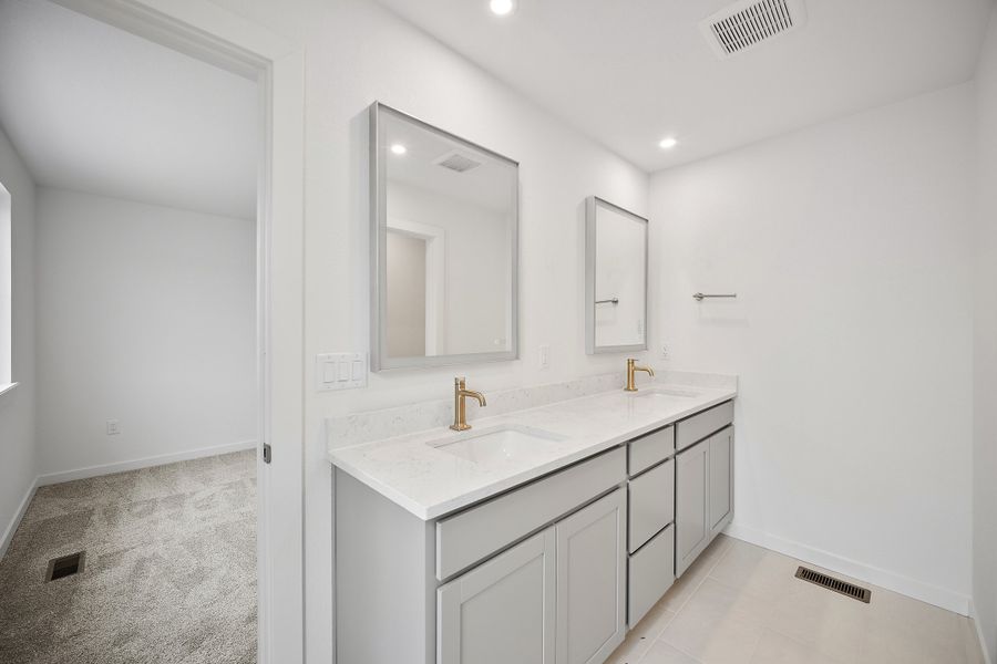 Representative furnished interior of a home built from the Nolan by Lokal Homes in The Commons at Victory Ridge, Colorado Springs (Image 9).