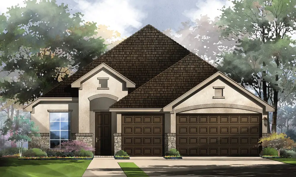 Frisco Floor Plans at Sunday Creek at Kinder Ranch, San Antonio | Elevation C Frisco Floor Plans at Sunday Creek at Kinder Ranch, San Antonio | Elevation C