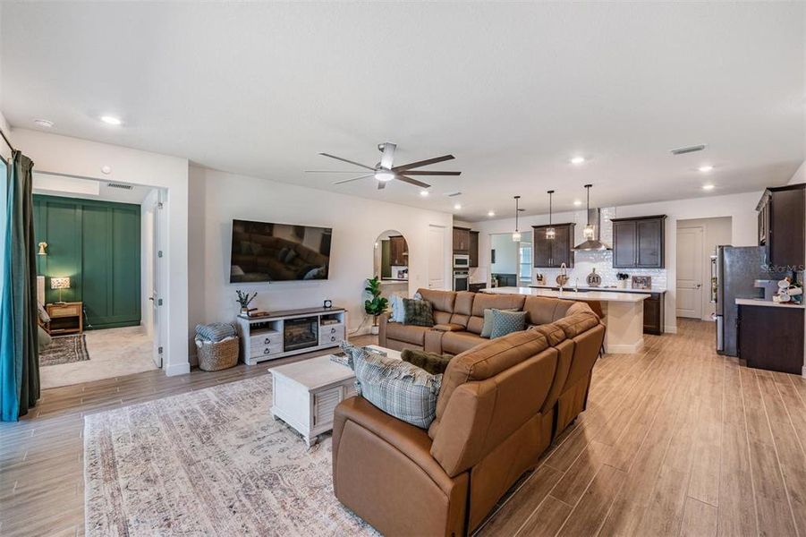 Furnished interior view inside a new home in , Parrish (Image 10).